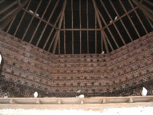 Felbrigg dovecote rafters, click for larger image